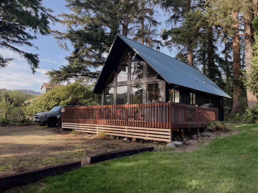 A frame cabin